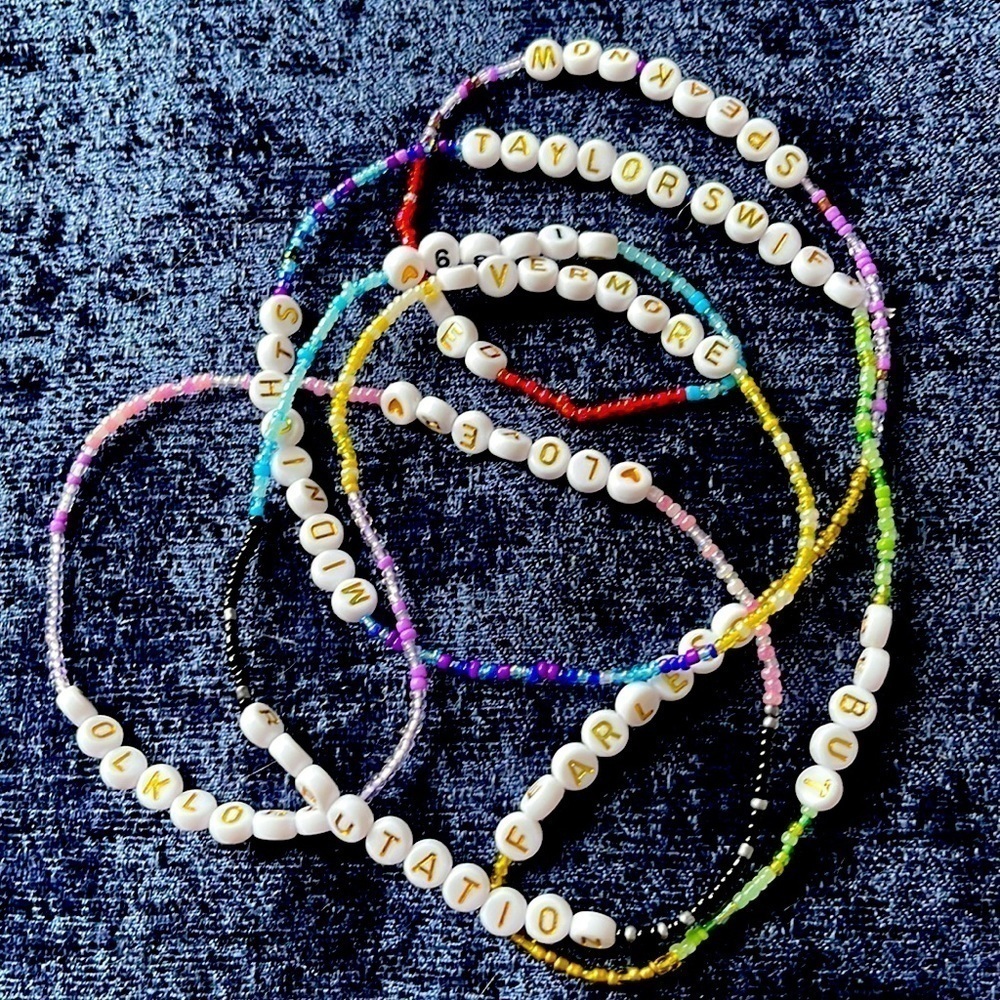 Swiftie Friendship style Memory Bracelet—get 10 favorites on one 58” STRAND - Picture 4 of 8